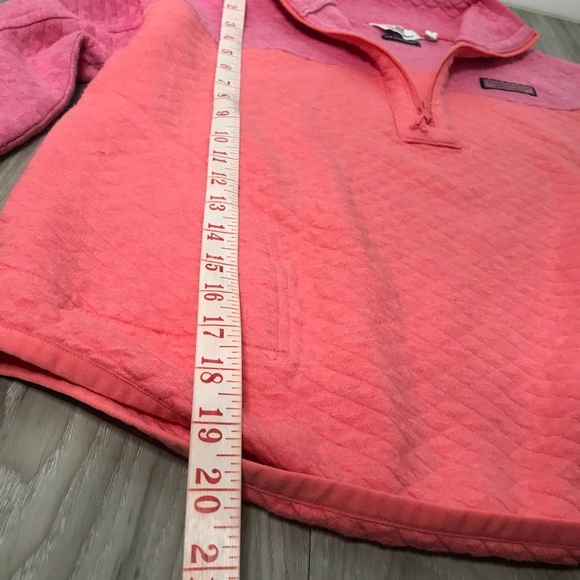 VINEYARD VINES WOMENS THE SHEP PULLOVER DIAMOND QUILTED PINK SMALL - Picture 6 of 10